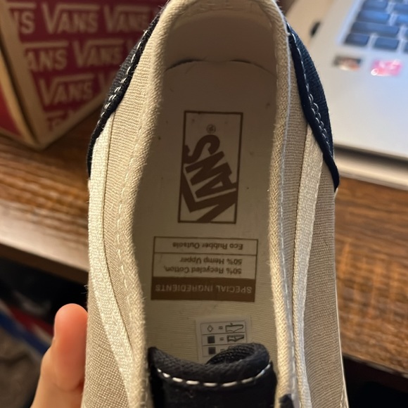 NWT VANS Men's Eco Theory Old Skool Tape Shoes - Nude/Brown/Black - VN0A54F4BLK - Picture 9 of 9